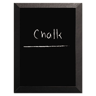 Kamashi Chalk Board, 48" x 36", Black Surface, Black Wood Frame