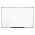 Value Melamine Dry Erase Board, 48" x 96", White Surface, Satin Aluminum Frame