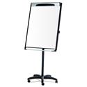 Platinum Mobile Easel, 29" x 41", White Surface, Black Plastic Frame