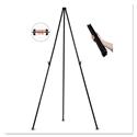 Instant Easel, 61.5" High, Black, Steel, Heavy-Duty