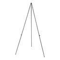 Instant Setup Foldaway Easel, Adjusts 15" to 61" High, Steel, Black