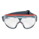 Gogglegear 500series Safety Goggles, Antifog, Red/black Frame, Clear Lens,10/ctn