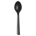 100% Recycled Content Cutlery, Spoon, 6", Black, 50/Pack, 20 Pack/Carton