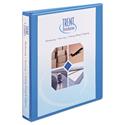 Heavy-Duty Non Stick View Binder with DuraHinge and Slant Rings, 3 Rings, 1