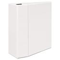 Durable View Binder with DuraHinge and EZD Rings, 3 Rings, 5" Capacity, 11 x 8.5, White, (9901)