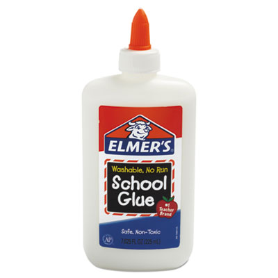 Washable School Glue, 7.63 oz, Dries Clear