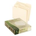 Earthwise by Pendaflex 100% Recycled Manila File Folder, 1/3-Cut Tabs: Assorted, Letter, 0.75