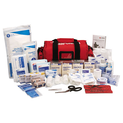 First Responder Kit, 16 x 8 x 7.5, 158 Pieces, Nylon Fabric Case