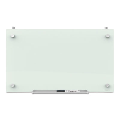 Infinity Magnetic Glass Dry Erase Cubicle Board, 30" x 18", White Surface