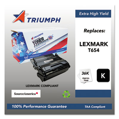 751000NSH1064 Remanufactured T654X41G Extra High-Yield Toner, 36,000 Page-Yield, Black