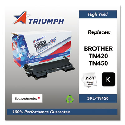 751000nsh1072 Remanufactured Tn450 High-Yield Toner, 2,600 Page-Yield, Black