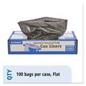 Total Recycled Content Plastic Trash Bags, 33 Gal, 1.5 Mil, 33" X 40", Brown/black, 100/carton