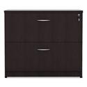 Alera Valencia Series Lateral File, 2 Legal/Letter-Size File Drawers, Espresso, 34" x 22.75" x 29.5"