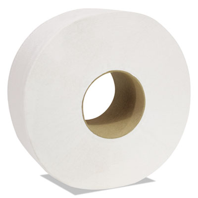 Select Jumbo Roll Jr. Tissue, 2-Ply, White, 3.5" x 750 ft, 12 Rolls/Carton