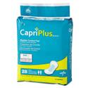 Capri Plus Bladder Control Pads, Ultra Plus, 8" x 17", 28/Pack, 6/Carton