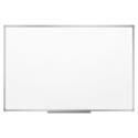 Dry Erase Board with Aluminum Frame, 72" x 48", White Surface, Satin Aluminum Frame