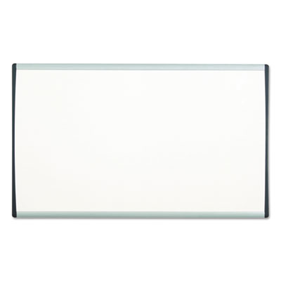 ARC Frame Cubicle Board, Magnetic Dry Erase, 14" x 11", White Surface, Satin Aluminum Frame