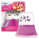 Scented Oil Air Freshener Diffuser, Fresh Petals and Peach, Pink, 2.5 oz, 6/Carton