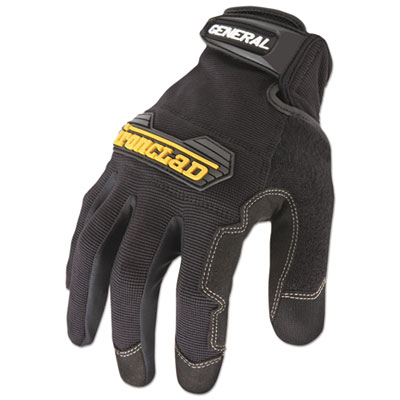 General Utility Spandex Gloves, Black, X-Large, Pair