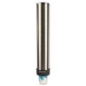 Large Water Cup Dispenser w/Removable Cap, Wall Mounted, Stainless Steel