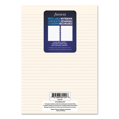 Notebook Refills, 8-Hole, 8.25 x 5.81, Narrow Rule, 32/Pack