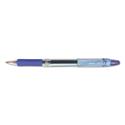 Jimnie Gel Pen, Stick, Medium 0.7 mm, Blue Ink, Clear/Blue Barrel, 12/Pack