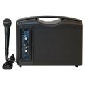 Bluetooth Audio Portable Buddy with Wired Mic, 50 W, Black