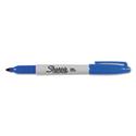 Fine Tip Permanent Marker Value Pack, Fine Bullet Tip, Blue, 36/Pack