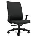 Ignition Series Big/Tall Mid-Back Work Chair, Supports Up to 450 lb, 17" to 20" Seat Height, Black