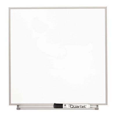 Matrix Magnetic Boards, 16" x 16", White Surface, Satin Aluminum Frame