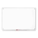iQ Total Erase Translucent-Edge Board, 36 x 23, White Surface, Clear Plastic Frame