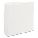 Heavy-Duty View Binder with DuraHinge, One Touch EZD Rings and Extra-Wide Cover, 3 Ring, 3" Capacity, 11 x 8.5, White, (1321)