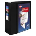 Heavy-Duty View Binder with DuraHinge and Locking One Touch EZD Rings, 3 Rings, 5