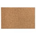 iDesign Frameless Cork Bulletin Board, 24" x 38", Tan Surface