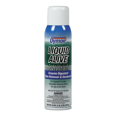 LIQUID ALIVE Carpet Cleaner/Deodorizer, 20 oz Aerosol Spray, 12/Carton