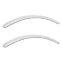 Alera Neratoli Series Replacement Arm Pads for Alera Neratoli Series Chairs, Faux Leather, 1.77 x 15.15 x 0.59, White, 2/Set
