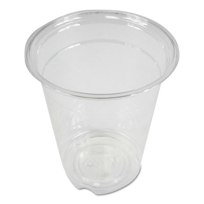 Clear Plastic Cold Cups, 12 oz, 20/Sleeve, 50 Sleeves/Carton