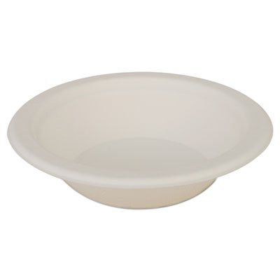 ChampWare Heavyweight Paper Dinnerware, Bowl, 12 oz, White, 1,000/Carton