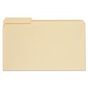 TOP TAB FILE FOLDERS, 1/3-CUT TABS: ASSORTED, LEGAL SIZE, 0.75