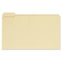 TOP TAB FILE FOLDERS, 1/5-CUT TABS: ASSORTED, LEGAL SIZE, 0.75" EXPANSION, MANILA, 100/BOX