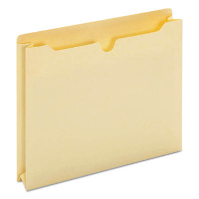 Economical Manila File Jackets, Straight Tab, Letter Size, Manila, 50/Box