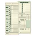 Time Clock Cards, Replacement for 331-10, Two Sides, 3.5 x 8.5, 500/Box