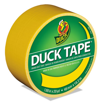 Colored Duct Tape, 3" Core, 1.88" x 20 yds, Yellow