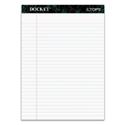 Docket Ruled Perforated Pads, Wide/Legal Rule, 50 White 8.5 x 11.75 Sheets, 6/Pack