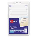 Removable File Folder Labels with Sure Feed Technology, 0.66 x 3.44, White, 7/Sheet, 36 Sheets/Pack