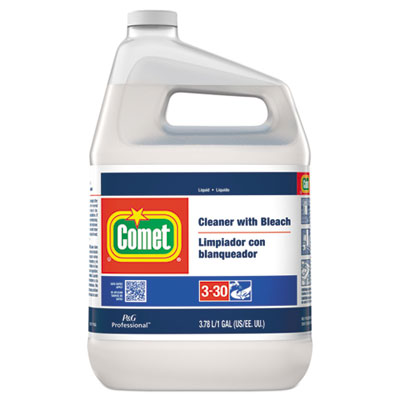 Cleaner with Bleach, Liquid, One Gallon Bottle