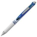 EnerGel RTX Gel Pen, Retractable, Fine 0.5 mm Needle Tip, Blue Ink, White/Translucent Blue Barrel