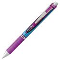 EnerGel RTX Gel Pen, Retractable, Medium 0.7 mm Needle Tip, Violet Ink, Violet/Blue Barrel
