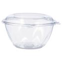 Tamper-Resistant, Tamper-Evident Bowls with Dome Lid, 32 oz, 7" Diameter x 3.4"h, Clear, Plastic, 150/Carton