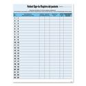 HIPAA Labels, Patient Sign-In, 8.5 x 11, Blue, 23/Sheet, 125 Sheets/Pack